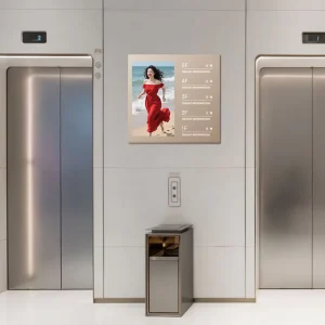 21.5 Inch Elevator Advertising Machine for Ad Player Lift Totem Kiosk Digital Wayfinding Signage and Display