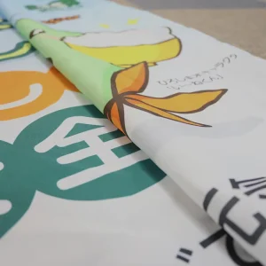 230g Polyester Flying Promotion Banner Flag Outdoor Advertising Portable Dye Sublimation Print 1440dpi Resolution