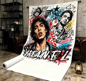 240gsm Matte Water proof Dye Pigment Printable Polyester Canvas Roll for EPSON HP Inkjet Printers Digital Printing