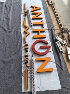 25mm Solid Acrylic Letters with German Film Face Custom Craftsmanship for Signage