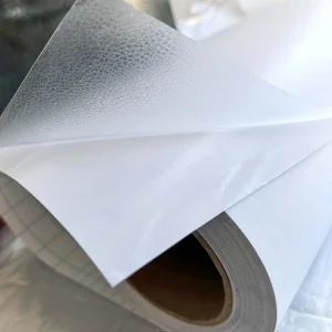 2804 Leather 140G Back Paper Transparent Self Adhesive PVC Cold Lamination Laminating Film
