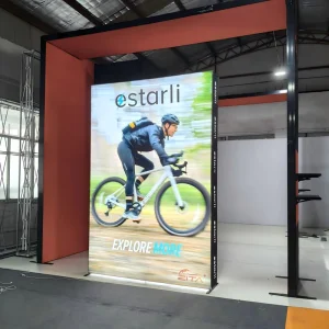 2m*3m LED Backlit Banner for Trade Show Aluminum SEG Pop up Display Stand