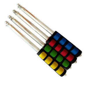 2m Hand Held Telescopic Stainless Steel Flag Pole for Tour Guide
