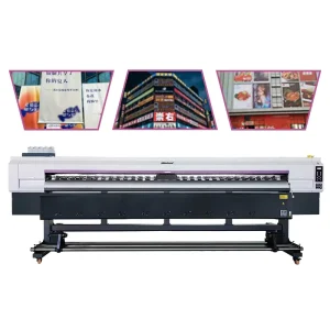 3.2M Dual Heads Outdoor Advertising High Precision Eco Solvent Roll to Roll Printer