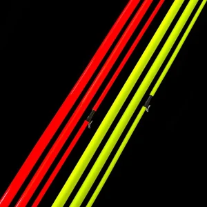 3.3m Fluorescent Off Road Sand Whip Flag 3 Section Collapsible Safety Pole for 4×4 Vehicles