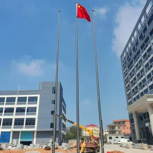 30′ Stainless Steel Aluminum Durable Waterproof Flagpole with OEM Options
