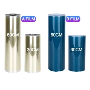 30CM 60CM White Clear Roll UV DTF AB Film For I3200 Printheads Laminate Sticker A Film With B Film