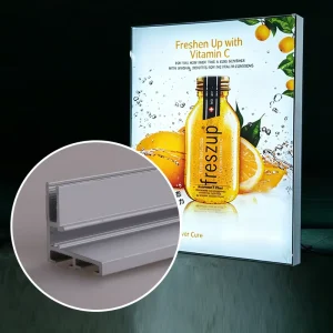 30mm SEG Light Box Aluminum Profile with Built in LED Rigid Strip Slot