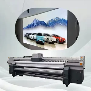 3200mm UV Roll to Roll Printer with Pinch Roller Digital Inkjet Printer for PVC Printing