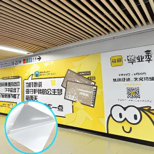 3290 Matte PVC Vinyl Roll 0.12mm Thick Self Adhesive UV Water Resistant Opaque Wrap for Advertising Signage Solvent Based