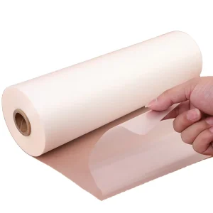 32cm/12.59 High Transparent PET Self Adhesive Anti Curl Single Sided 200m/roll Hot Laminating Film for Post Office School Single