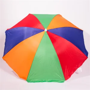 36″ Radius Stainless Steel Contemporary Design Colorful Outdoor Patio Umbrella Tilt Polyester Outdoor Furniture