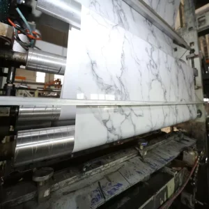 3D 5D Printed Lamination Heat Transfer Film PVC Furniture Decoration Eco Friendly Modern Indoor Use Vacuum Press Foil Door