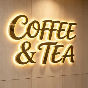 3D Acrylic Backlit LED Sign for Outdoor Advertising Custom Business Logo with Lighting Decoration