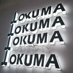 3D Acrylic Channel LED Letter Sign Manufacturer Made for Outdoor Business with Logo Sign 3d Light Letters Illuminated Signs