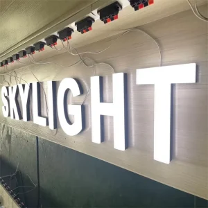 3D Acrylic Lighting Letter Custom Led Backlit Sign 3d Sign Channel Letter Light logo Outdoor Custom Led Sign for Business Brand