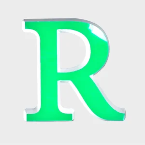 3D Advertising Illuminated Letters Printer Signage LED Light Custom Mini Acrylic LED Number Lights Logo