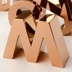 3D Industrial Metal Letter Durable Metal Letters and Logos for Inside or Outside
