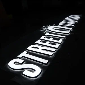 3D LED Acrylic Alphabet Letter Sign for Shop Mall Name Sign Letter Board Laser Cut Indoor Acrylic Mini Letter