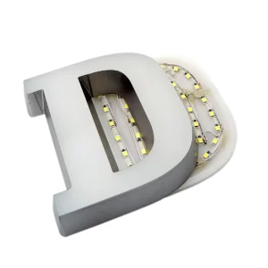 3D LED Backlit Stainless Steel Letters Illuminated Sign Channel Letters Sign