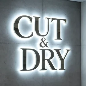 3D LED Illuminated Channel Letter Sign Waterproof IP65 Remote Control Multi-Color Options for Office Business Outdoor