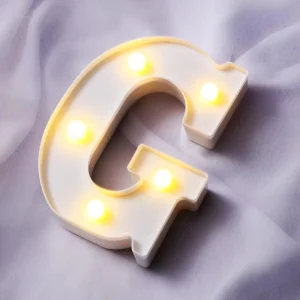 3D LED Letter Sign Christmas Mini Valentine’s Day Wedding Decorations Warm White Night Light Home Party Outdoor Use
