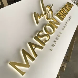3D LED Signs for Small Shops Channel Letters Electronic Signs IPX7 Waterproof Lighting Decoration