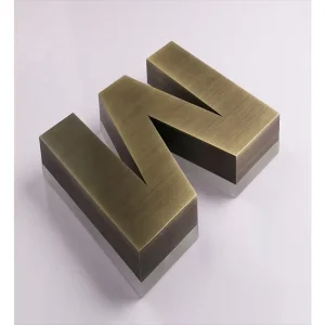 3D Letter Sign Laser Cut Metal Stainless Steel Backlit Frontlit LED Letters Light Sign