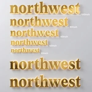 3D Letters Business Signs Indoor Restaurant Store Front Wall Sign Stainless Steel Letter Outdoor Customized Metal Logo