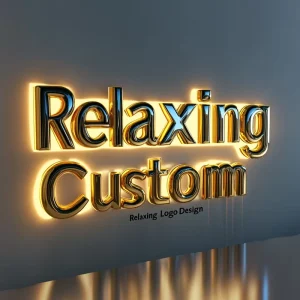3D Letters Waterproof Backlit Signage Walls 3D Logo Letter Outdoor Indoor Sign Boards for Shops Mall Store