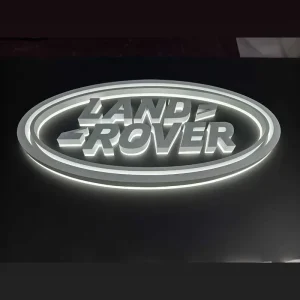 3D Logo Custom LED Front-Lit Metal Acrylic Multi-Color Illuminated Sign Board 150x50cm Commercial Use