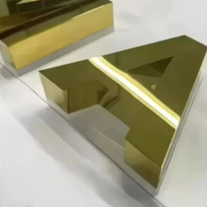 3D Metal Letter Sign for Coffee Business Sign Metal Store Wall Decor Metal Letter Sign