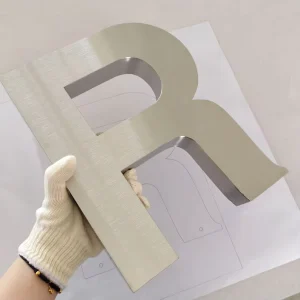 3D Metal Letters Durable Stainless Steel Anti-Corrosive for Building Office Wedding Home Hotel Mall Hospitals Parks Companies