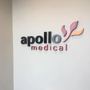 3D Non Illuminated Customizable Indoor Outdoor Advertising Signage for Car Office Wall Stainless Steel Metal Gold
