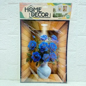 3D Photo Frame Wall Stickers Flower Plant for Living Room Sofa Background Self Adhesive Decorations Home Decoration