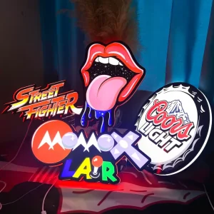3D Printed Channel Letter Signs Indoor Business Sign Acrylic Backlit Letters Energy Efficient LED Illuminated Front Lit Letters