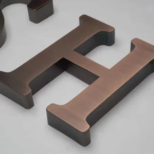 3D Printed Chunky Acrylic Letters Car LED Sign IP65 Waterproof Outdoor