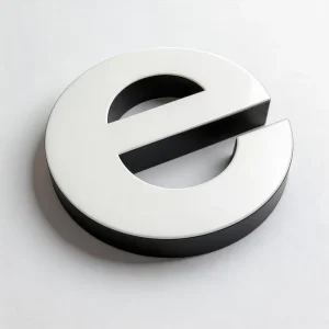 3D Sign Epoxy Resin Letter Illuminated LED Channel Letters Signs