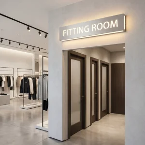 3D Signages Custom Backlit Stainless Steel Signage for Buildings Indoor Outdoor Use Waterproof RGB Lighting Custom Shapes