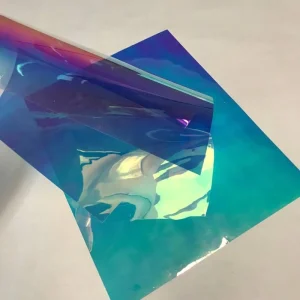 3M Quality Transparent Dichroic Iridescent Cellophane Smart Glass Window Film