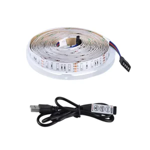 3M RGB Backlight Strip Lights Custom Length 1M-5M Remote Control CCT LED 2835 USB Strip Lights