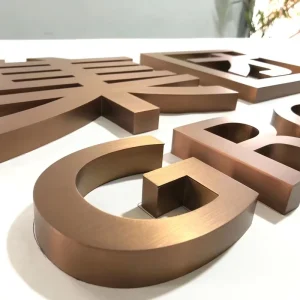 3d Metal Numbers and Letter Stainless Steel Signs Small Metal Alphabet Letters logo Business for Company