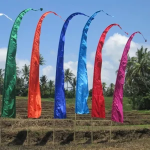 3m 4m 5m 6m Beach Flag Balinese Flag Solid Color