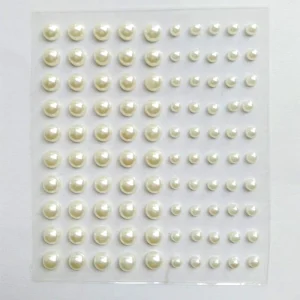 3mm 5mm 100pcs 3D Decorative Scrapbook Self Adhesive Pearl Stickers for Wedding Paper Craft Kid Gift Album Photo Furniture DIY