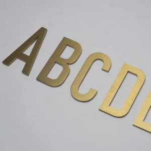 3mm 5mm Stainless Steel Letters Silver Gold Solid Metal Letters Custom Wall Mounted Metal Signs