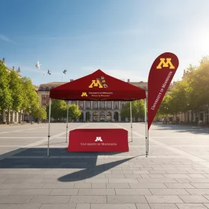 3x3m & 3x6m Movable Waterproof Windproof Pop Up Tent with Custom Sizes and Advertising Print Design for Trade Show Displays