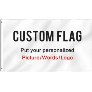 3×5 Double Sided Digital Printing Flag 100D Satin Polyester Outdoor Custom Flags Banners with logo