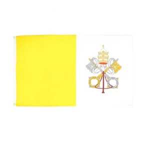 3×5 Foot Vatican Country Flag State of Vatican City National Flags Polyester with Brass Grommets 3 X 5 Ft