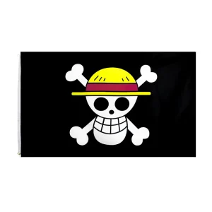 3x5ft Pirate Flag Custom Jolly Roger Design Polyester Outdoor Decor