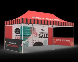 3×6 Marketing Event Pop up Advertising Tent Waterproof Custom Printing UV proof Portable Trade Show Outdoor Promotional Tents